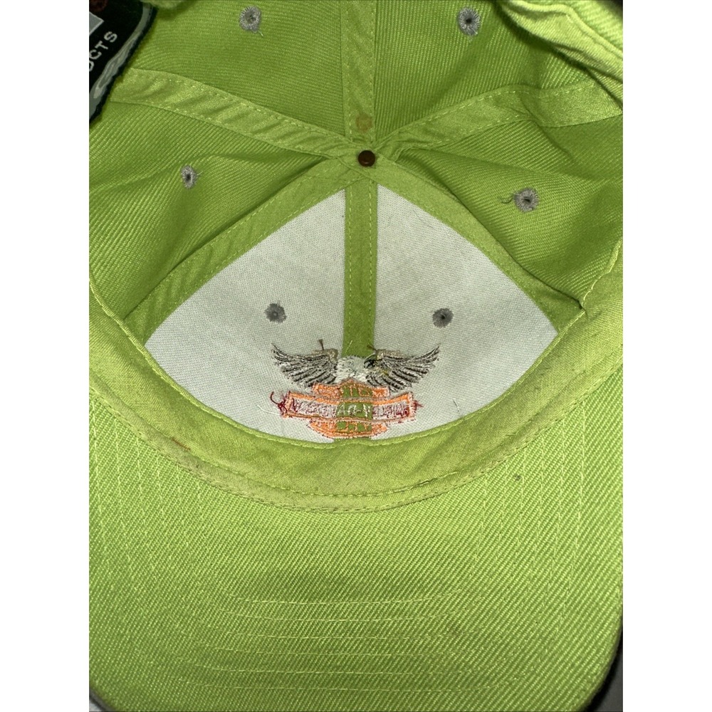 Harley Davidson Motorcycle Ixtapa Orange Gold Cap HD Eagle Emblem Hat Biker READ - Picture 12 of 13